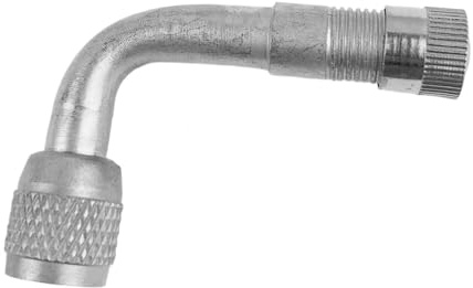 Ventilverlängerung Für Reifen - 90-Grad-Biegung, Ventiladapter Für LKW | Metall-Verlängerungsrohr Für Autoreifen, Fahrradventile, Roller Und Anhänger, Winkeladapter Für Reifenluftventile