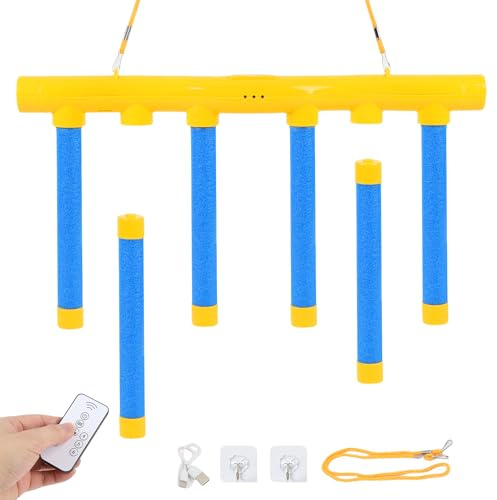 ZEMBSOYA Reflex Drop Sticks Challenge Game, Catching Sticks Game Reaction Training, Upgrade Remote Control 3 Adjustable Speed, Improve Reaction Training, Hand Eye Coordination Training