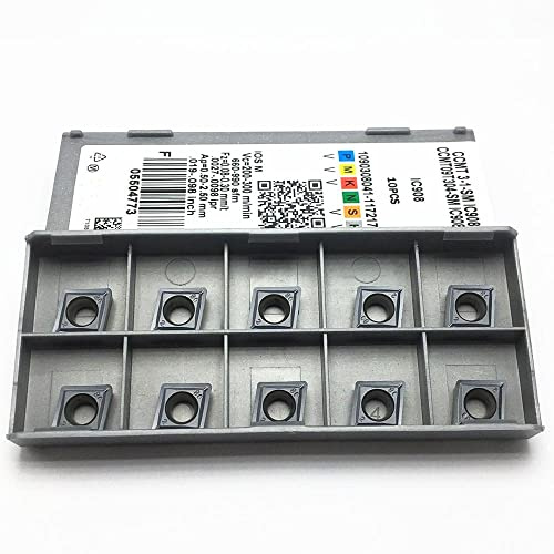 Carburo CCMT09T304 SM IC908 Herramienta de torneado interno Herramienta de torno CNC Herramienta de corte de metal Herramienta de torneado CCMT 09T304