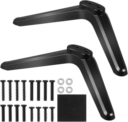 Patas de soporte de TV para televisores Roku, base de televisión de mesa para TV 32/40/49/50/55, repuesto universal de patas de TV con accesorio de instalación