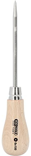 Poinçon avec lame traversante - manche en bois 6mm - L 190-300.1081 KS Tools