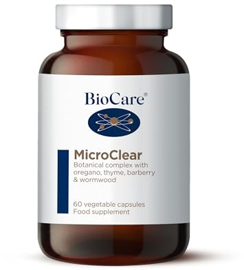 BioCare MicroClear, 60 Capsules | High Potency Herbal Complex with Oregano, Thyme, Clove, Olive Leaf and Caprylic Acid
