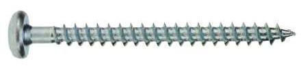 Reidl Torx Spanplattenschrauben mit Halbrundkopf 5 x 60 mm Stahl galv. verzinkt farblos 200 Stück