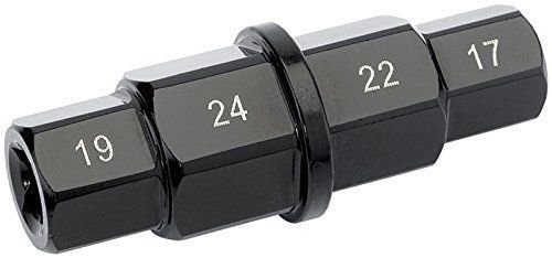 LLAVE PARA DESMONTAR EJE DE RUEDAS DE MOTOS 4 HEXAGONOS 17, 19, 22 y 24mm.