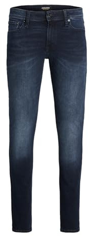 JACK & JONES Jjiliam Jjoriginal Agi 004 Noos Jeans skinny Uomo, Blu (Blue Denim Blue Denim), 33W / 32L