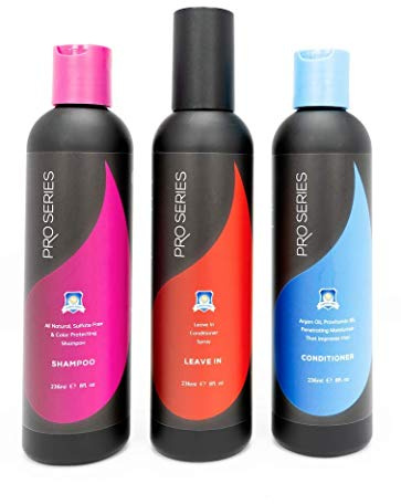 Professional Hair Labs, Pro-Serie Bundle, Shampoo, Spülung und Leave-in-Sprühen, x3 8oz (226,8 g (1er-Pack))