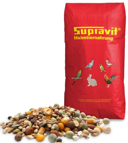 Supravit Reise Taubenfutter 25kg ohne Weizen | | Futter für Tauben | Körnermischung vor der Reise für Zucht Tauben | unterstützt die Kondition & Leistungsfähigkeit