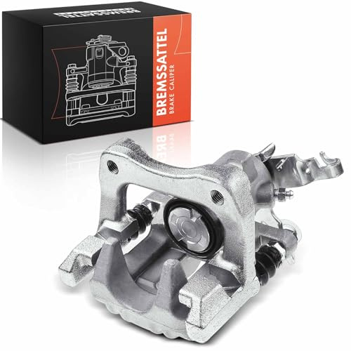 Frankberg Bremssattel Bremszange Hinten Rechts mit Halter 1K0615424J | Lochabstand Halterung 90mm, Aluminium; Kompatibel mit Altea XL 5P5 5P8, Golf VI Cabriolet 517, A3 8P1, Golf Plus 521 5M1
