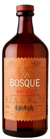 Bosque, Gin Craft Nativo, 500 ml, Gin Artigianale Argentino, Prodotto in Patagonia, Aroma Agrumato, Note Erbacee di Ginepro Selvatico e Spezie, Quadrupla Distillazione, Idea Regalo, 42% Vol.