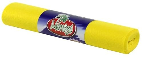 SNOWDVANCE Rollo de bayeta sintética Amarilla precortado, Bayetas Cocina,Limpia Hogar e Oficina, 4 Metros de Largo, 10 bayetas aproximada