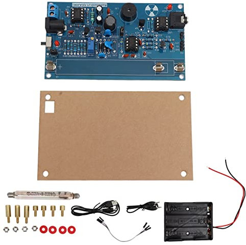 Vomeko Kit Contatore Geiger Fai-da-Te, Contatore Geiger con Maniglia Portatile, 350V-550V, Kit Fai-da-Te Rilevatore di Radiazioni Nucleari
