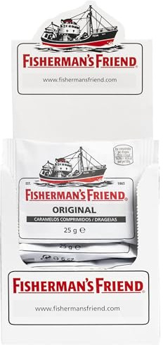 Fisherman's Friend Original, Caramelo Comprimido - 24 unidades de 25 gr. (Total 600 gr.)