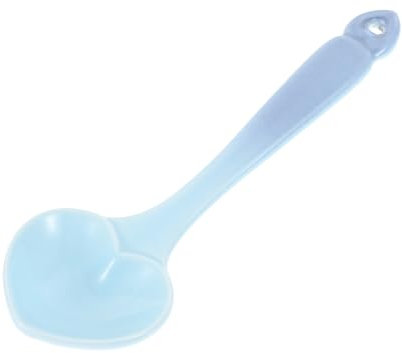 VINTORKY Säuglingslöffel Dessertlöffel in Herzform Babylöffel Honiglöffel Für Tee Mini-dessertlöffel Messlöffel Dessert-kuchen-löffel Mini-löffel Keramik Liebhaber Gradient Kleiner Löffel
