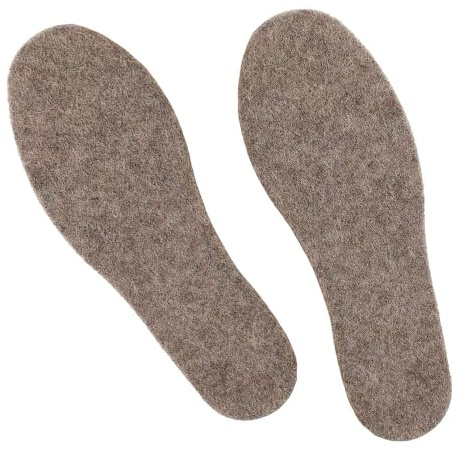 Alpaca Wool Warm Shoe Insert - Wool Shoe Insoles for Boot Soft Winter Warm Shoe Replacement Men 7 Women 8
