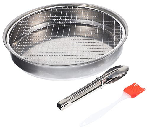 Milisten Holzkohle Grill Tragbar Campinggrill Grillrost Für Außenbereich Einweg-grill Aus Edelstahl