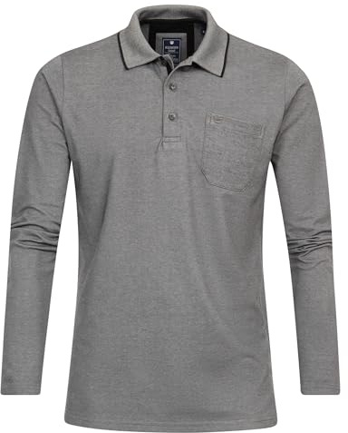 Redmond Polo-Shirt Langarm Uni nah