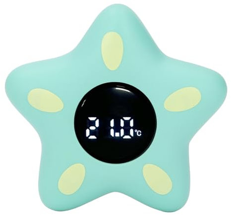 Digitales Baby-Badewannenthermometer, Niedliches Design, Wasserthermometer-Alarm, Hochauflösendes Intelligentes Baby-Badewannenthermometer für Neugeborene und Kleinkinder