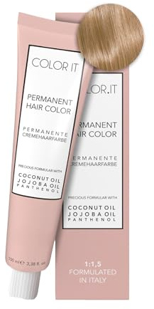 COLOR.IT by BM - Permanente Haarfarbe in Salonqualität, 100ml (9.3 Lichtblond Gold, 1er Pack)