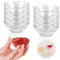 Trndecor Mini Bols en Verre, 7.5cm Coupelle Dessert Bols en 75 ml Mini de Préparation en Verre à Tapas Ensemble de Épices Fruits Collations Dip Dish Starter Bowls