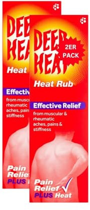 Loción de masaje muscular de calor profundo 100 g [Paquete de 2, 200 g en total]