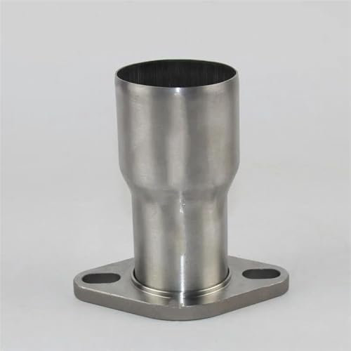 DZSMACHENGSM Gola della Coda dell'auto Flangia Tubo Marmitta Scarico Acciaio Inox Saldatura Tubo di Collegamento Universale Accessori Auto Punta del silenziatore(013)