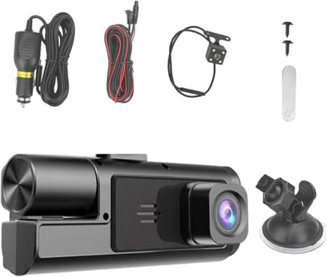 Videocamere per Auto,Di Registrazione Video 1080P Con Intelligente E Monitor Automatico - Registratore 1080P con 3, Monitoraggio Automatico e Accessori Intelligenti per Viaggi e Sicurezza Veicolo