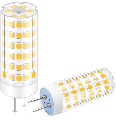 TZHILAN GY6.35 Led 12V Ersatz GY6.35 Halogen 50W 60W Warmweiß Bi pin Sockel 5W Stromsparer Niedervoltlampe Klein Birne Nicht Dimmbar G6.35 Stiftsockellampe 2er Pack