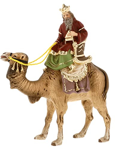 Marolin König weiß (Balthasar) zu Kamel, zu 9cm Figuren