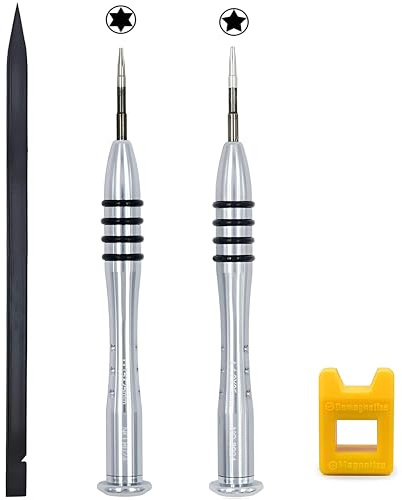 4-teiliges Reparaturwerkzeug-Kit mit 5-Punkt-6-Punkt-P5-Torx T5-Präzisions-Pentalobe-Schraubendreher für MacBook Air/Pro mit Retina-Display