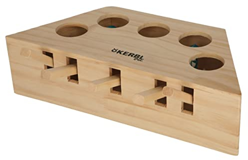 Kerbl Pet Denk- und Lernspielzeug Push aus Holz