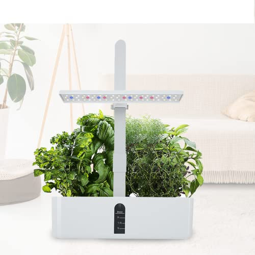 PanHuiWen Mini Indoor Hydroponics Sistema di Crescita Intelligente Illuminazione A LED per Cucina Interna Giardino Erba Grande Regalo per Bambini Famiglia Mamma Giardino