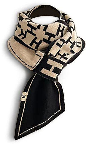 LumiSyne Moda Stretta Sciarpa Lavorata a Maglia Da Donna Invernali Design Facile Da Tirare Per Passare Retrò Motivo Lettere Quadri Rombi Lungo Sottile Fazzoletto Da Collo Caldo Sciarpa Da Collo