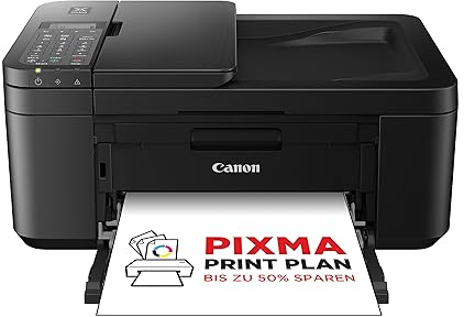 Canon Pixma TR4750i Impresora Multifunción 4 en 1, Sistema de Inyección de Tinta, Impresión, Escaneo y Copia, WiFi, Pixma Print Plant, ADF de 20 Hojas, Impresión a Doble Cara Automática, Negro