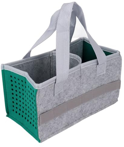 Tragbare Trage Tasche, Extra Platz Filz Tuch für Toniebox Player Starter Set Reisetasche mit Griff 26x13,7x14,4 Cm/10,2x5,4x5,7 Zoll (blauer See)