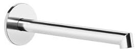 Gessi Anello, bocca da lavabo a parete 1/2, sporgenza 209 mm, aeratore interno M16.5x1, 63404, Colorazione: Bronzo antico