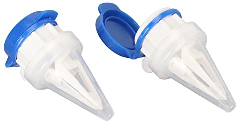 TOPINCN 2pcs Ergonomic Box Drinks Spout Pourer with Lid, Easy to Install Compact and Portable Suitable for Boxed Milk Fruit Drinks