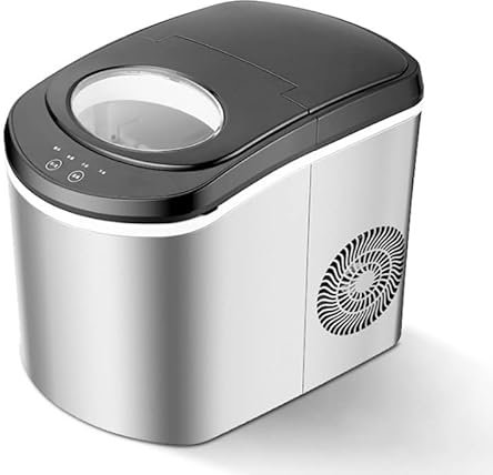 TEmkin Macchina per Il Ghiaccio Piccola casa Mini Macchina per Fare cubetti di Ghiaccio Rotondi Automatici Macchina per Fare Il Ghiaccio Rotonda Manuale da Tavolo