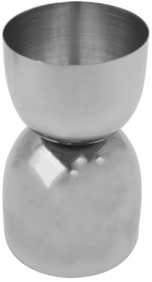 NUZAMAS Gobelet doseur 20/40 ml en acier inoxydable 304 à double tête pour liquides de cuisine de laboratoire, outil de mesure de cocktail, verre doseur, outil de mesure de boisson