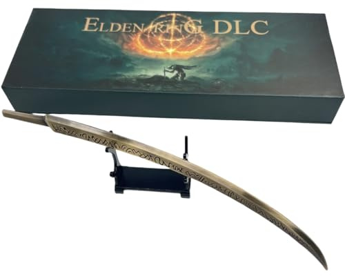 Superbuybox Elden Ring DLC Shadow of The Erdtree Hand of Malenia Kanata-Messer, Schwert, Spiel-Kollektion, Geschenk, Partyzubehör, Schreibtischdekoration, Rucksack, Anhänger, in Geschenkbox