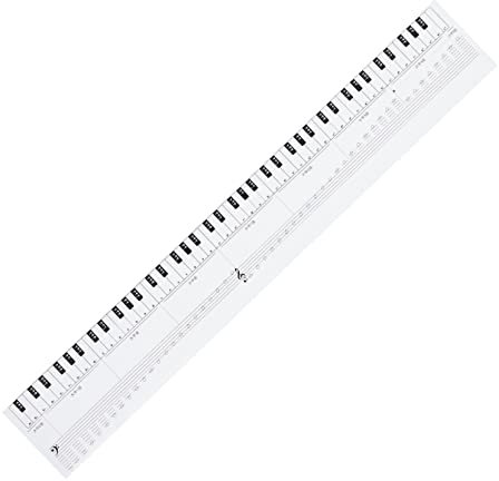 CATIEBYE Piano Keyboard Practice for Key Simulation Finger Exercise Guide Paper for Boys and Girls Piano Keyboard Learning and Teaching Aid