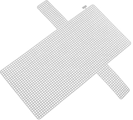 Garneck 4 Pezzi Rete Canvas Per Borse Uncinetto 3 Mm in Plastica - Materiale Resistente Per Creazione Di Borse Fai Da Te - Accessori Ideali Per Sacchetti e Progetti Di Macramè
