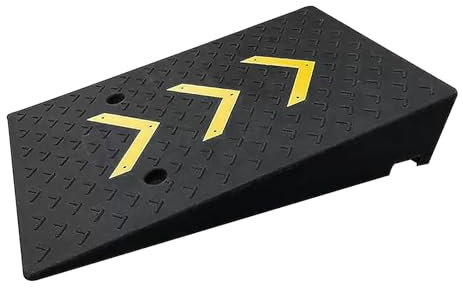 LYDBMYT Rampe de Trottoir Portable en Caoutchouc Robuste et antidérapante pour Scooter, Garage, Camion, Moto, Trottoir, 1 Paquet (Hauteur 10 cm)