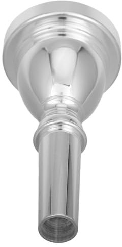 Kisangel Mundstück Für Basstuba Posaune Kornett Mundstück Alt-hornpfeife Elektronisches Mundstück Musikinstrumente Trompetenmundstück Tuba-zubehör Althorn Reines Kupfer Silver