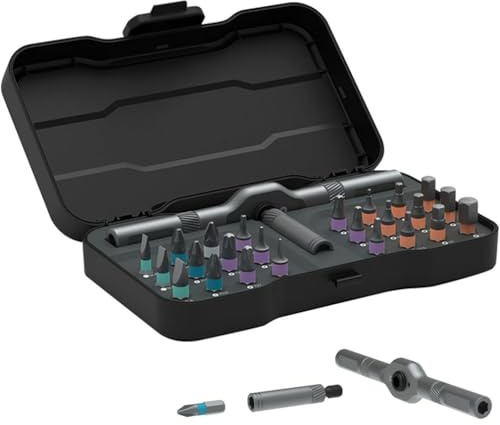 Magsnap Ratchet Precision Screwdriver Set – Modular Magnetic Repair Kit,DIY Screwdriver 24 in 1,Preliminark Screwdriver Set,Magnetic Screwdrivers,Multi Bit Ratcheting Screw Driver with Case For Repair