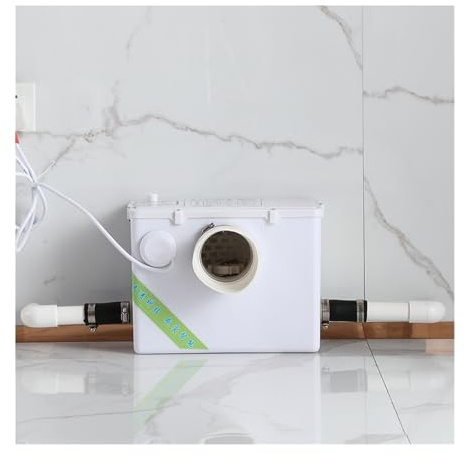 Pompe de broyeur sanitaire 500 W Élimination automatique Broyage des eaux usées Bain Toilette Évier Pulvérisateur électrique Appareil septique Élévateur des eaux usées Pour le bricolage