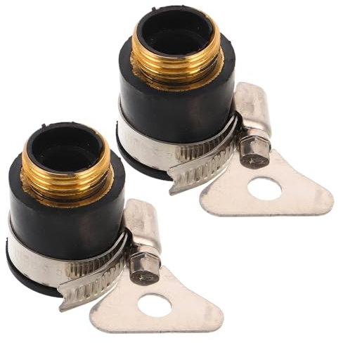 KONTONTY Conector De Manguera De Agua De 2 Piezas Adaptador De Grifo De Baño Adaptador De Acoplamiento De Manguera De Jardín Accesorio Para Grifo De Lavabo