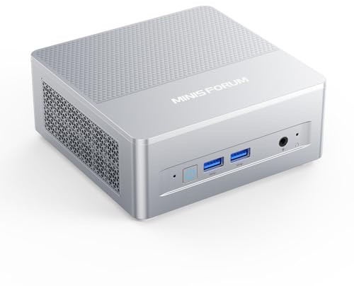 MINISFORUM Mini PC X1 Lite-255 con AMD Ryzen 7 255 (8C/16T), AMD Radeon 780M, WiFi 6E + LAN de 2.5GbE, mini computadora OCuLink eGPU, salida de pantallas triples HDMI+DP+USB4, 4 USB tipo A (sin RAM