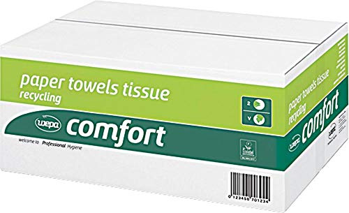 wepa 277150 Handtuchpapier Comfort, 250 x 330 mm, C-Falz, hochweiß