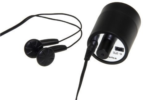 Åtta enhet bullerförstärkare spionverktyg stetoskop spion mikro USB-headset