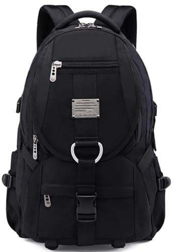 Joorui Sac à dos en plein air ordinateur grande capacité imperméable à dos mâle sac à dos cadre interne Sac à dos Randonnée Packs de Randonnée pour la randonnée (Black)